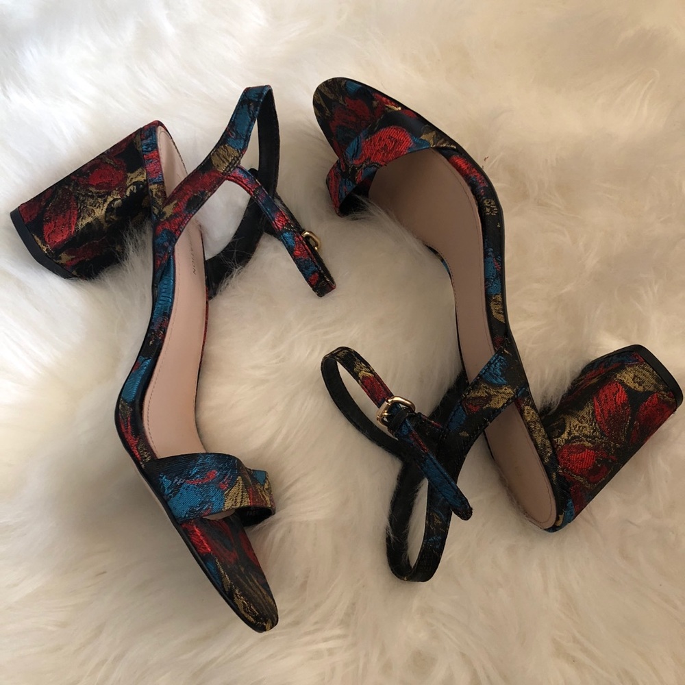 BCBG | Generation | Floral Open Toe Heels